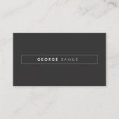 Elegant Minimal Business Branding Visitekaartje (Voorkant)