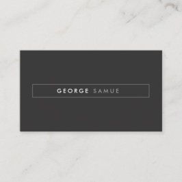 Elegant Minimal Business Branding Visitekaartje