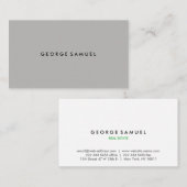 Elegant Minimal Business Branding Visitekaartje (Voorkant / Achterkant)
