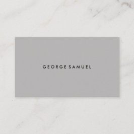 Elegant Minimal Business Branding Visitekaartje