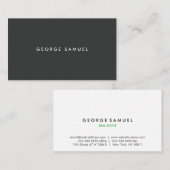 Elegant Minimal Business Branding Visitekaartje (Voorkant / Achterkant)