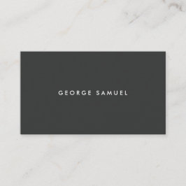Elegant Minimal Business Branding Visitekaartje