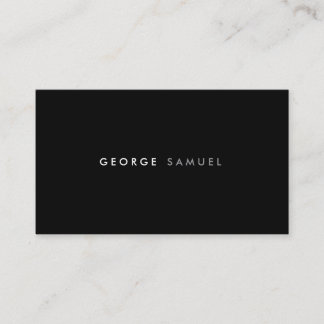 Elegant Minimal Business Branding Visitekaartje
