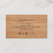 Elegant Minimal Business Branding Visitekaartje (Achterkant)