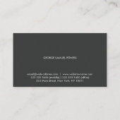 Elegant Minimal Business Branding Visitekaartje (Achterkant)
