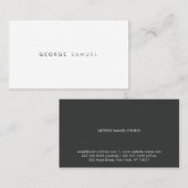 Elegant Minimal Business Branding Visitekaartje (Voorkant / Achterkant)