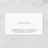 Elegant Minimal Business Branding Visitekaartje (Achterkant)