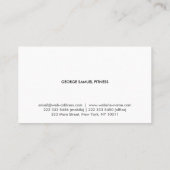 Elegant Minimal Business Branding Visitekaartje (Achterkant)