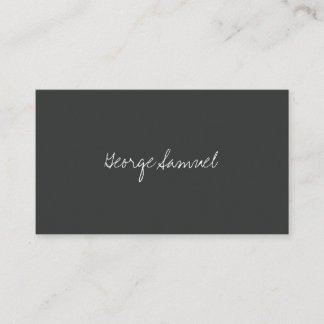 Elegant Minimal Business Branding Visitekaartje