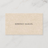 Elegant Minimal Business Branding Visitekaartje (Voorkant)