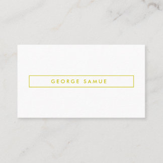 Elegant Minimal Business Branding Visitekaartje