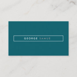 Elegant Minimal Business Branding Visitekaartje