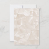 Elegant Minimal Calligraphy Wedding QR code RSVP Kaartje (Achterkant)