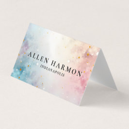 Elegant Minimal Custom Family Name | 5-Minute Edit Visitekaartje