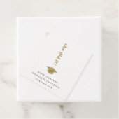 Elegant Minimal Gold Typography Gradup Bedankjes Labels (In situ)