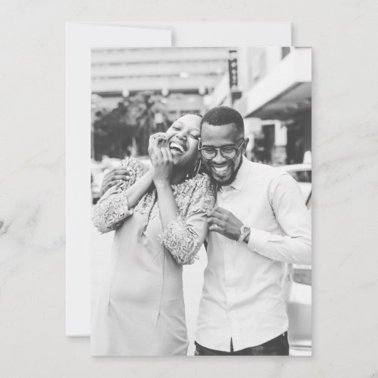 Elegant Minimal Gold Wedding Welkomstreisroute Kaart (Achterkant)