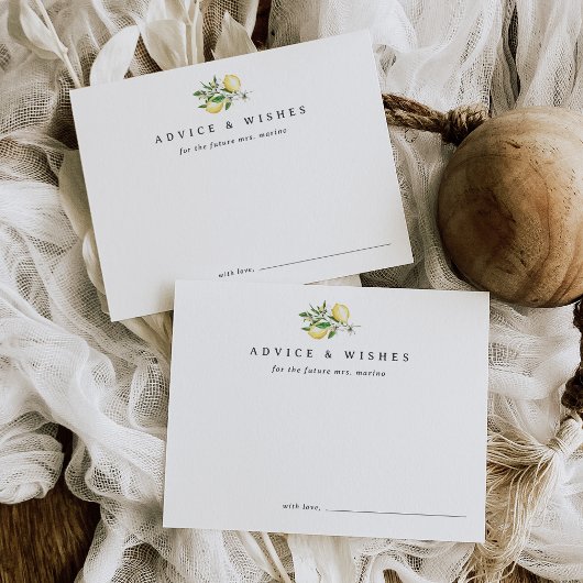 Elegant Minimal Lemon Vrijgezellenfeest Advies Kaa Briefkaart