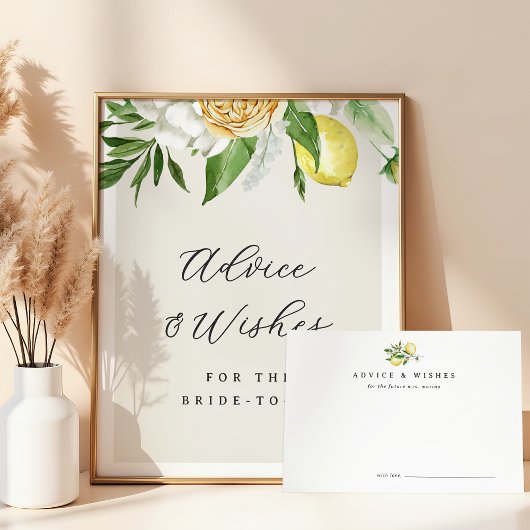 Elegant Minimal Lemon Vrijgezellenfeest Advies Kaa Briefkaart