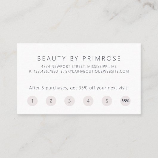 Elegant Minimal Luxury Navy Roos Gold Abstract VIP Klantenkaartje (Achterkant)