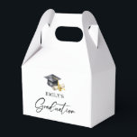 Elegant Minimal Minimalist Graduation Bedankdoosjes<br><div class="desc">Elegant Minimal Minimalist Graduation Favor Boxes</div>