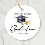Elegant Minimal Minimalist Graduation Bedankjes Labels<br><div class="desc">Elegant Minimal Minimalist Graduation Favor Tags</div>