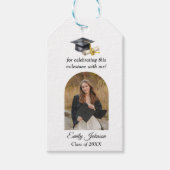 Elegant Minimal Minimalist Graduation Cadeaulabel (Voorkant)