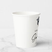 Elegant Minimal Minimalist Graduation Papieren Bekers (Rechts)