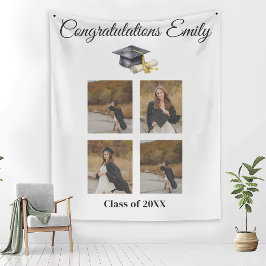 Elegant Minimal Minimalist Graduation Wandkleed