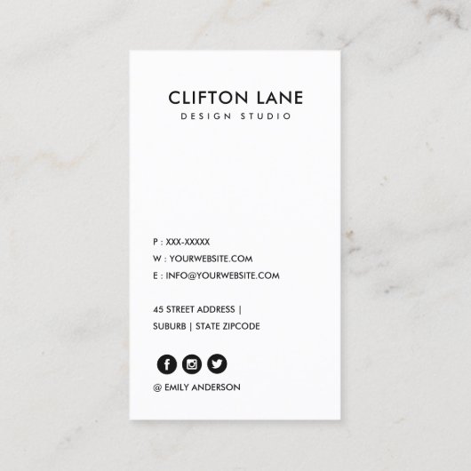 ELEGANT MINIMAL MINT GROEN METALLIC BLACK STRIPS VISITEKAARTJE (Achterkant)