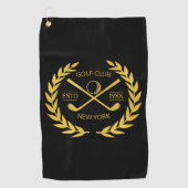 Elegant Minimal Modern Golfhanddoek (Voorkant)