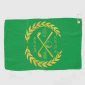 Elegant Minimal Modern Golfhanddoek (Horizontaal)