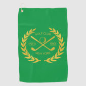 Elegant Minimal Modern Golfhanddoek (Voorkant)