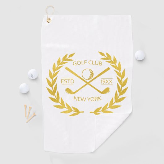 Elegant Minimal Modern Golfhanddoek (Insitu)