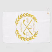 Elegant Minimal Modern Golfhanddoek (Horizontaal)