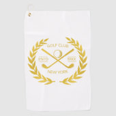 Elegant Minimal Modern Golfhanddoek (Voorkant)