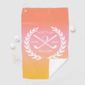 Elegant Minimal Modern Golfhanddoek (Insitu)