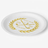 Elegant Minimal Modern Papieren Bordje (Gekanteld)