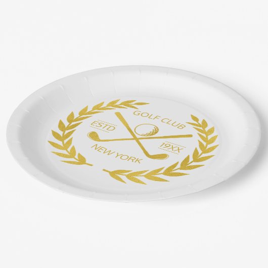 Elegant Minimal Modern Papieren Bordje (Gekanteld)