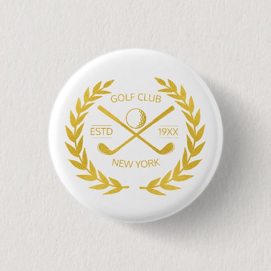 Elegant Minimal Modern Ronde Button 3,2 Cm (Voorkant)