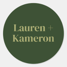 Elegant Minimal Modern Wedding Envelope Square Cla