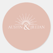 Elegant Minimal Modern Wedding Envelope Square Cla