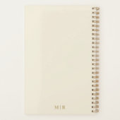 Elegant Minimal Planner 2025 | A Year to Grow (Achterkant)