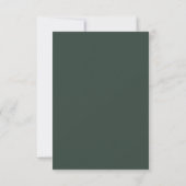 Elegant Minimal Sage Green Baby shower Kaart (Achterkant)