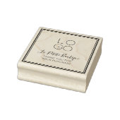 Elegant Minimal Script Bedankt voor uw aankoop Rubberstempel (Stempel)