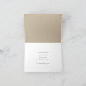 Elegant Minimal Script Prettig Kerstgroet Ho Feestdagen Kaart (Binnen)