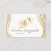 Elegant Minimal Soft Contact Card Visitekaartje (Voorkant)