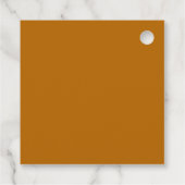 Elegant Minimal Tiger's Eye Modern Wedding Bedankjes Labels (Achterkant)