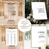 Elegant Minimal Wedding Guest Book Sign Poster