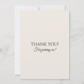 ✨ Elegant Minimal Wedding Invitation ✨ Kaart (Achterkant)
