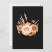 Elegant Minimal Wedding Invitation Template Kaart (Achterkant)